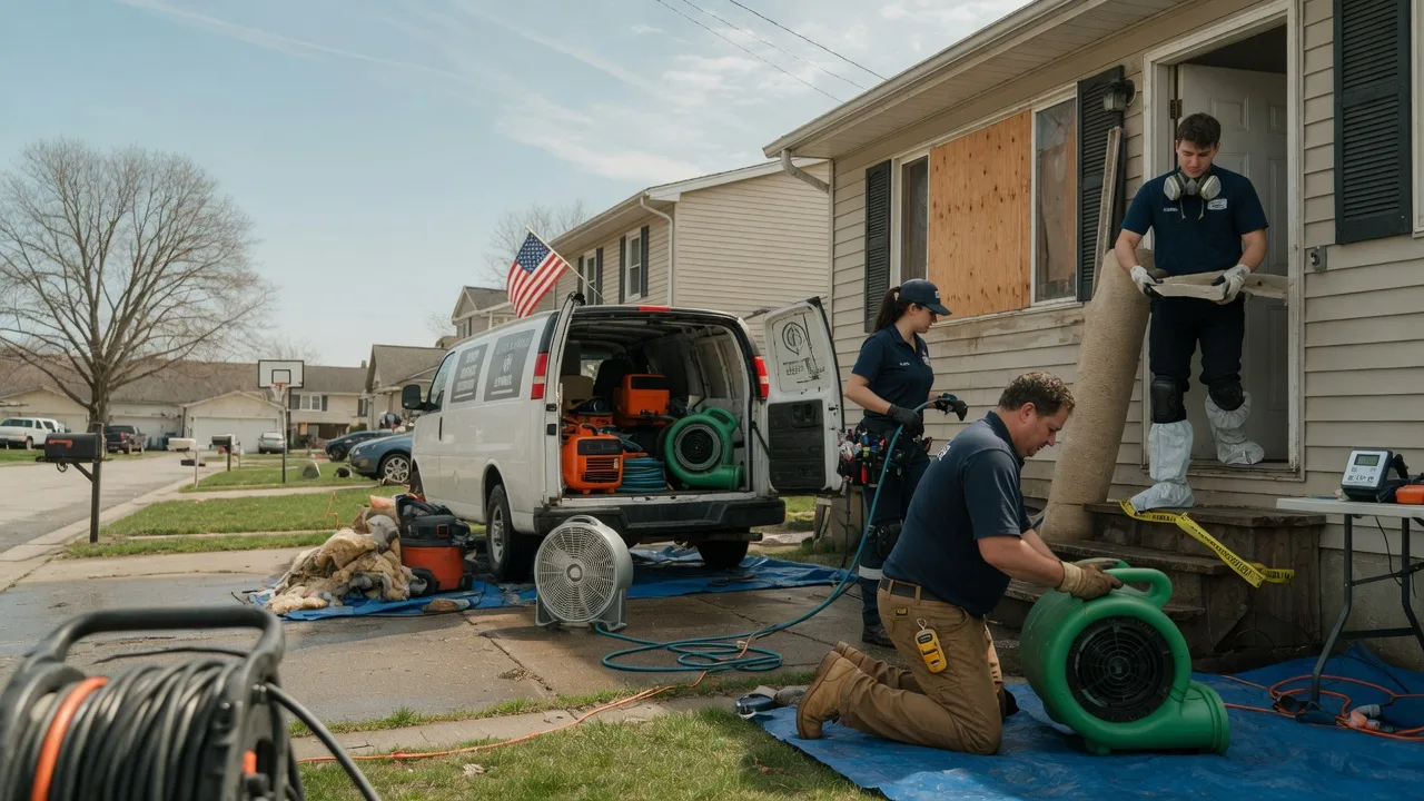 Water Damage Restoration in Albion, OK near me